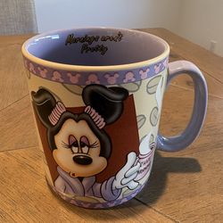 Disney Parks Minnie Mouse Coffee Mug 28 oz Mornings Aren’t Pretty Oversized