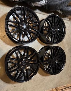 22x10 BRABUS WHEELS GLOSS BLACK RIMS 5x130 G WAGON G500 G550 G55 G63 FULL SET
