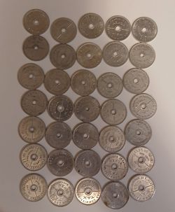 35 Vintage Tax Tokens from the State of Washington