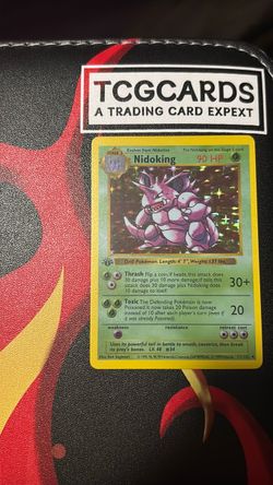Nidoking Holo Pokémon Card Base Set 11/102
