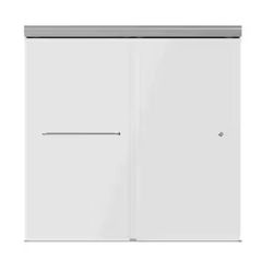 60 in. W x 58 in. H Semi-Frameless Sliding Shower/Bathtub Door