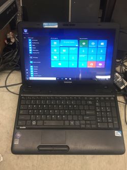 Toshiba satellite C655 2.2ghz intel cel. 4gb 250gb win 10
