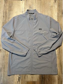Travis Mathew Crystal Cove 2.0 Jacket Quiet Shade Gray Men’s XXL