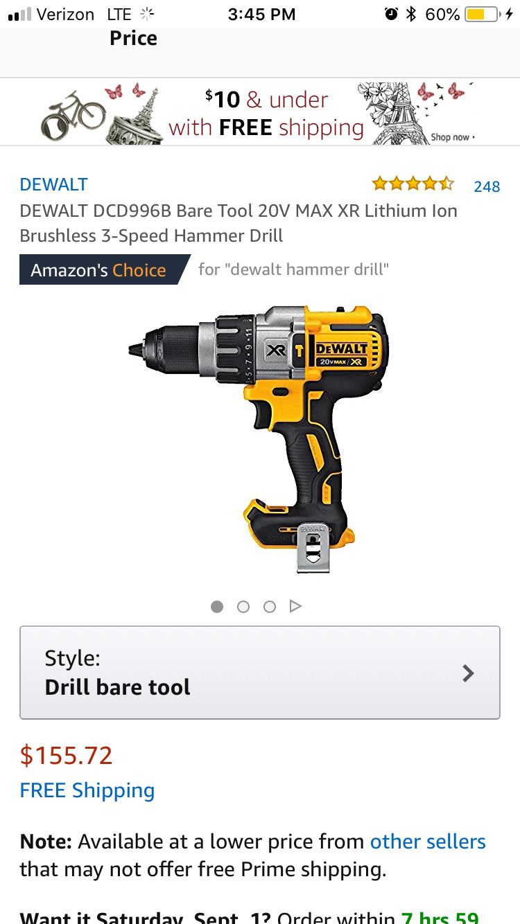 Brand new dewalt hammer drill driver