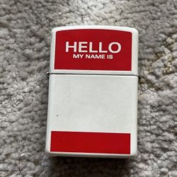 Zippo - Hello My Name is