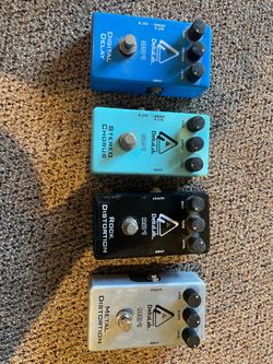 Four Delta Labs guitar pedals - $40 each or all 4 for $125
