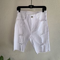Men White Shorts Size 30