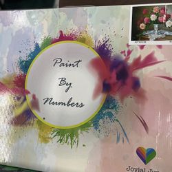 Paint By Numbers Beautiful Flower Vase 