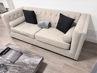 Like-New Contemporary 85” Sofa – Originally $2,500