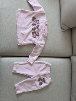 Burberry Toddler Pink Girl 12M Set