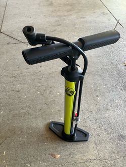 Bell Windstorm 400 Bicycle Floor Pump - High Visibility