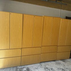 OFFICE/HOME FILE CABINET 2 DRAWERS LATERAL COMBO STORAGE CABINET 