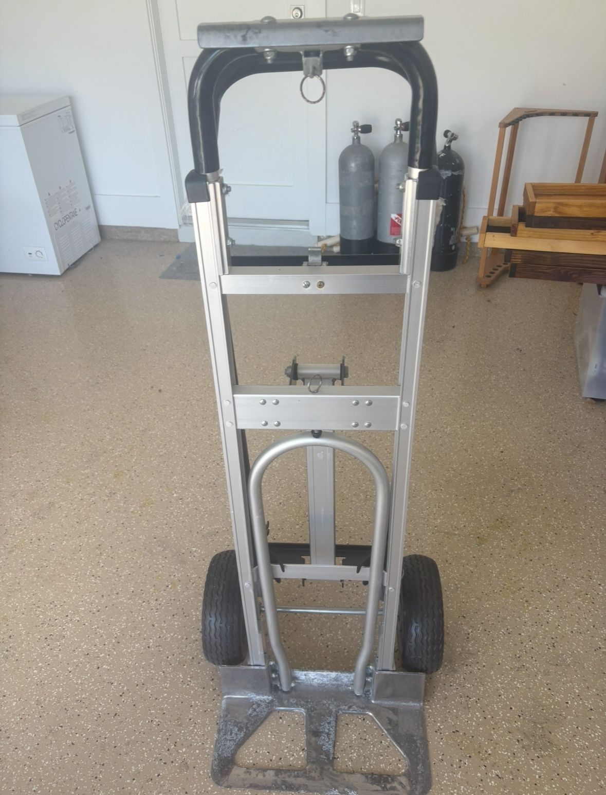 FRANKLIN 4-in-1 Convertible Hand Truck, 500 lb./800 lb./1000 lb. Capacity