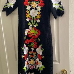 New Japanese Style Embroidered Nexiia Dress 