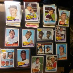 old baseball cards. 1965 topps