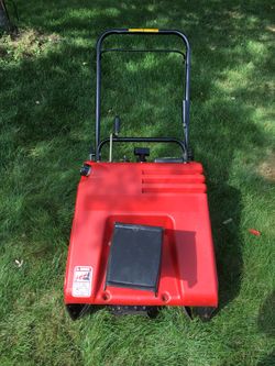 Single Stage Snowblower With electric starter