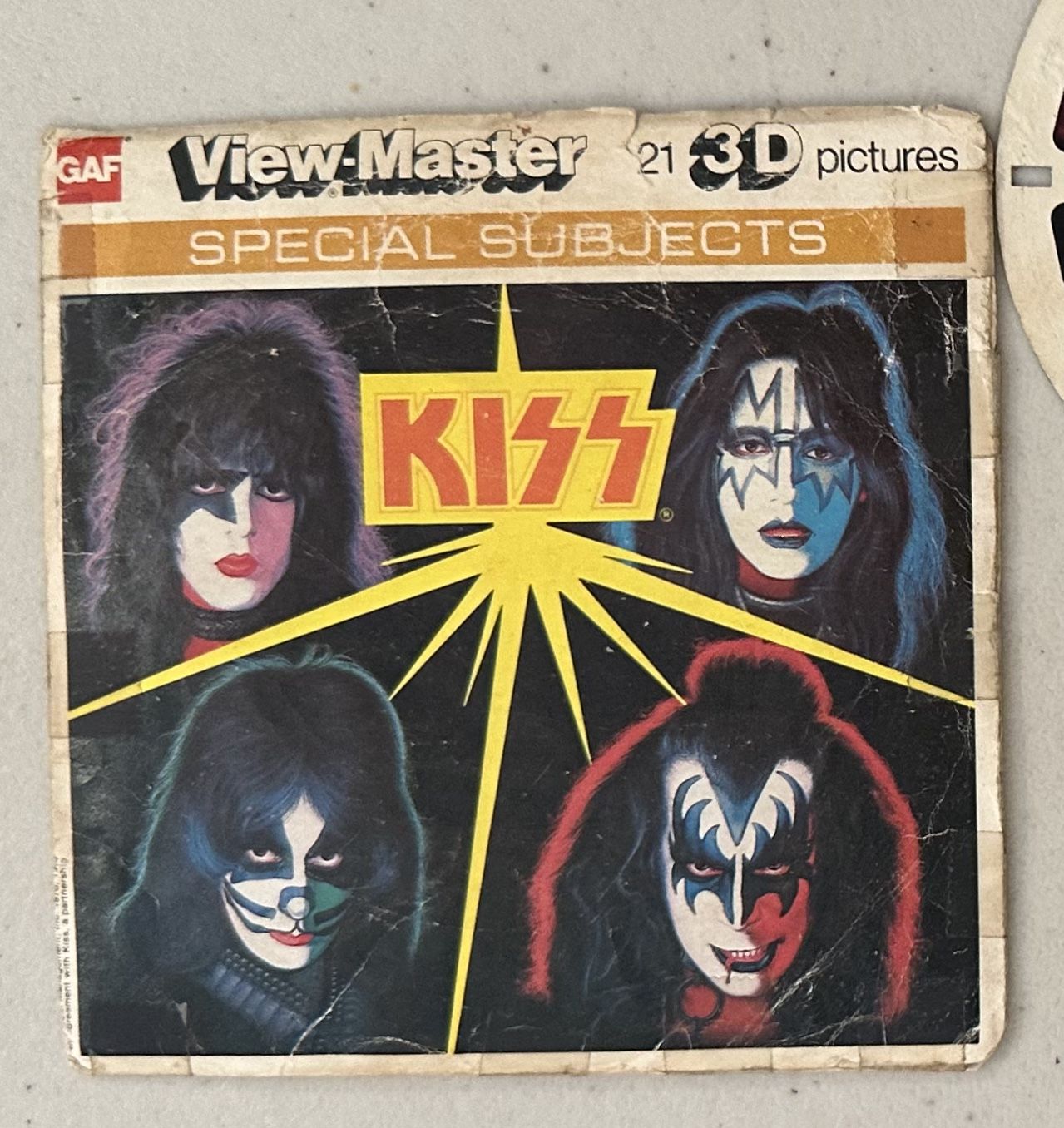 Vintage Kiss GAF Viewmaster Reels K71 Aucoin 1978