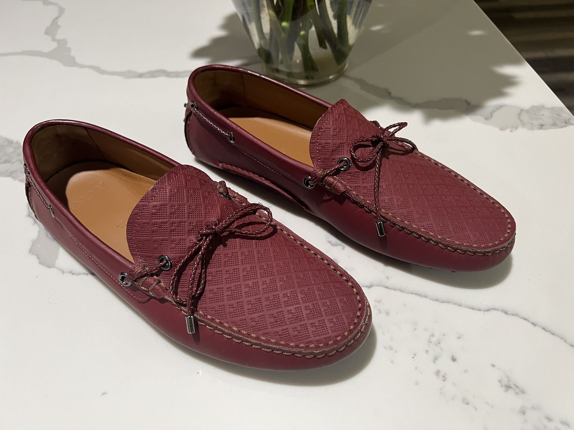 Bally Italian Men Leather Loafer Shoes