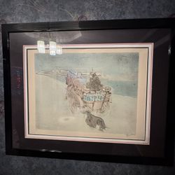 Gaston Haustrate Signed Limited Edition Lithograph (6/275) – Professionally Framed