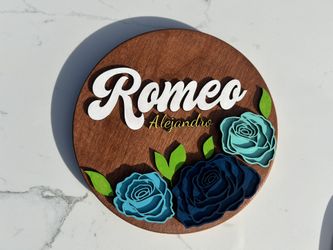 Custom Flower Nursery sign