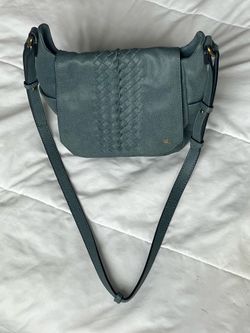 Leather cross body bag