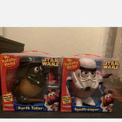Mr. Potato Star Wars Characters New In Box Darth Tater And Spud Troope