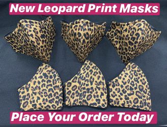 New Handmade Leopard Face Masks High Quality