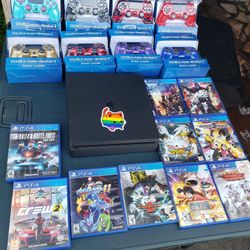 $150! 0 Games & 1 Control 2018 PS4 Slim 1000GB... games are $20 or $30! Each. Combo $320! 5 Games of $30 5 Games of $20! & 2 Controller