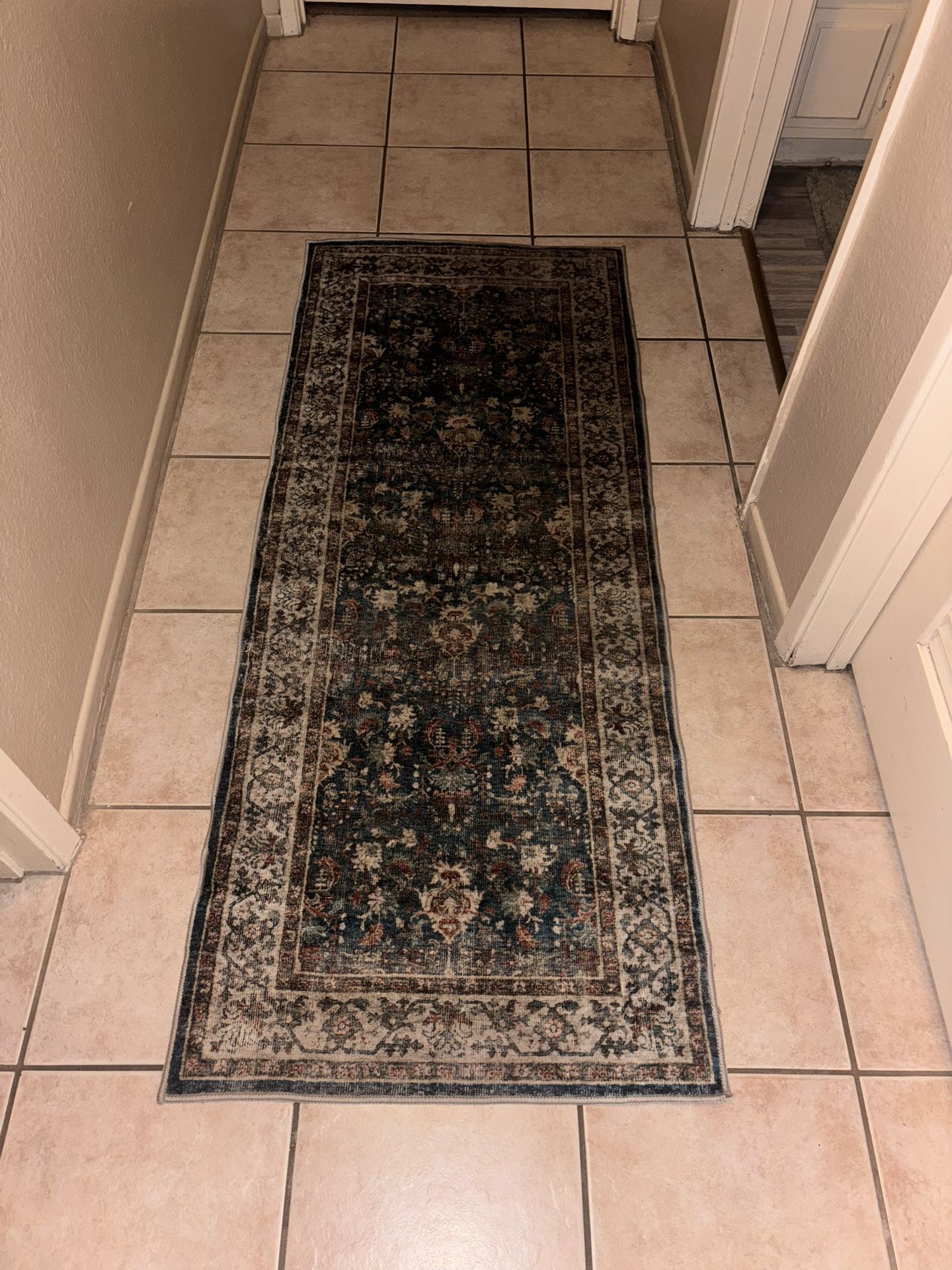 Dripex Tribal Washable Runner Rug-2x5 Non-Slip Non-Shedding Runners for Hallways Stain Resistant Kitchen Mat Laundry Entryway Carpet Runner for Doorwa