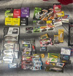 Fishing baits and line