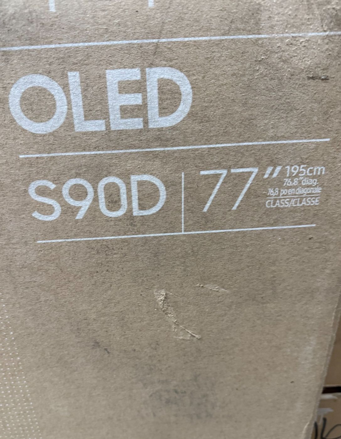 Samsung - 77" Class S90D Series OLED 4K UHD Smart Tizen TV