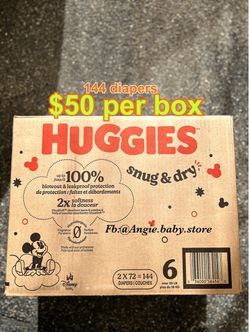 Huggies snug and dry size 6