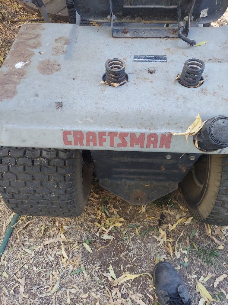 Craftman Riding Mower Tractor For Parts