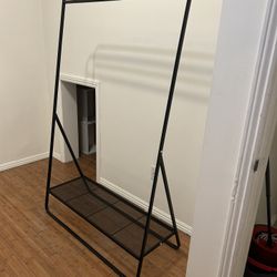 Clothes Rack Matte Black 