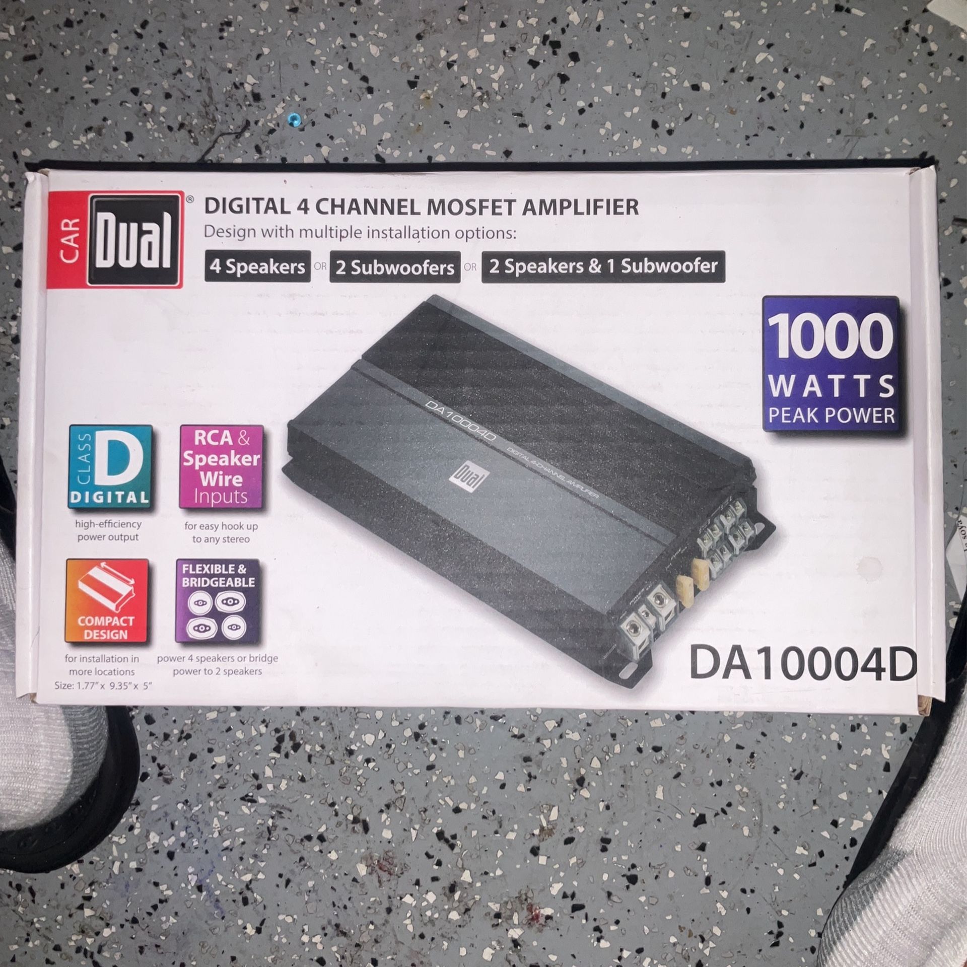 Dual Digital 4 Ch MOSFET Amplifier 