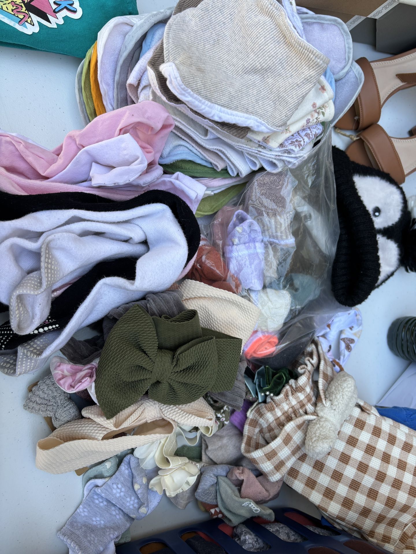 Bows, Bibs, Socks, Stockings, Hair Clips