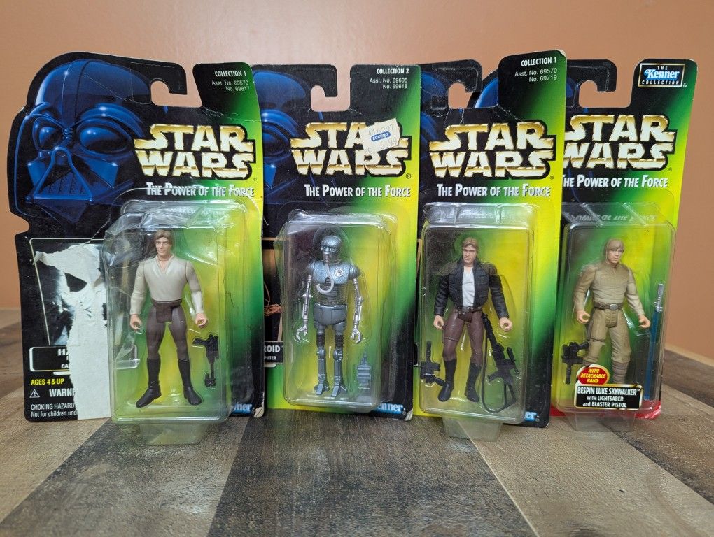 Star Wars Action Figures - Power Of The Force Serious