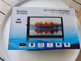 Brand New 9" Double DIN Wireless CarPlay Android Auto Car Stereo Radio