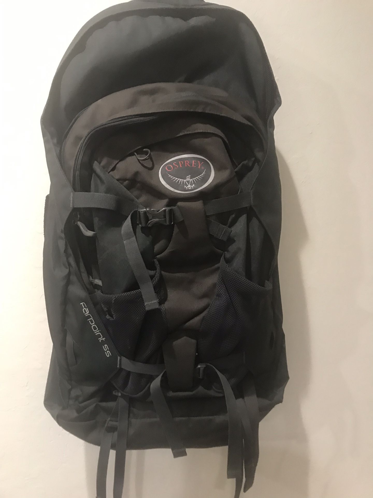 Osprey Farpoint 55 - Black Pre-owned Fair Condition