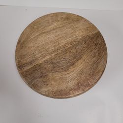 Solid Wood Cake Stand 10" Round