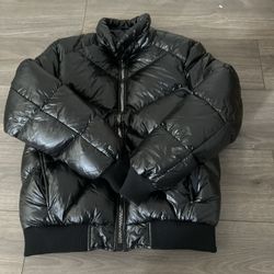 Jordan Craig Astoria Puffer Jacket Men's Medium Black Shiny Bubble No Hood
