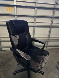 FREE Black Leather Office Chair