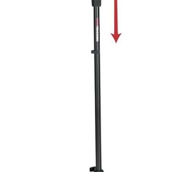 Gator Frameworks Standard Tripod Microphone Stand with Adjustable Height and Both 3/8" and 5/8" Adapters (GFW-MIC-2000