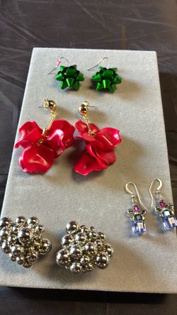 Vintage and fun Holiday earrings