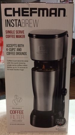 Chefman Instabrew Single serve coffee maker