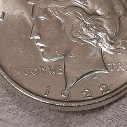 🌬1922 MS   Peace dollar🌪