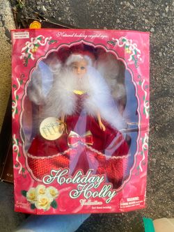 1998 holiday holly barbie