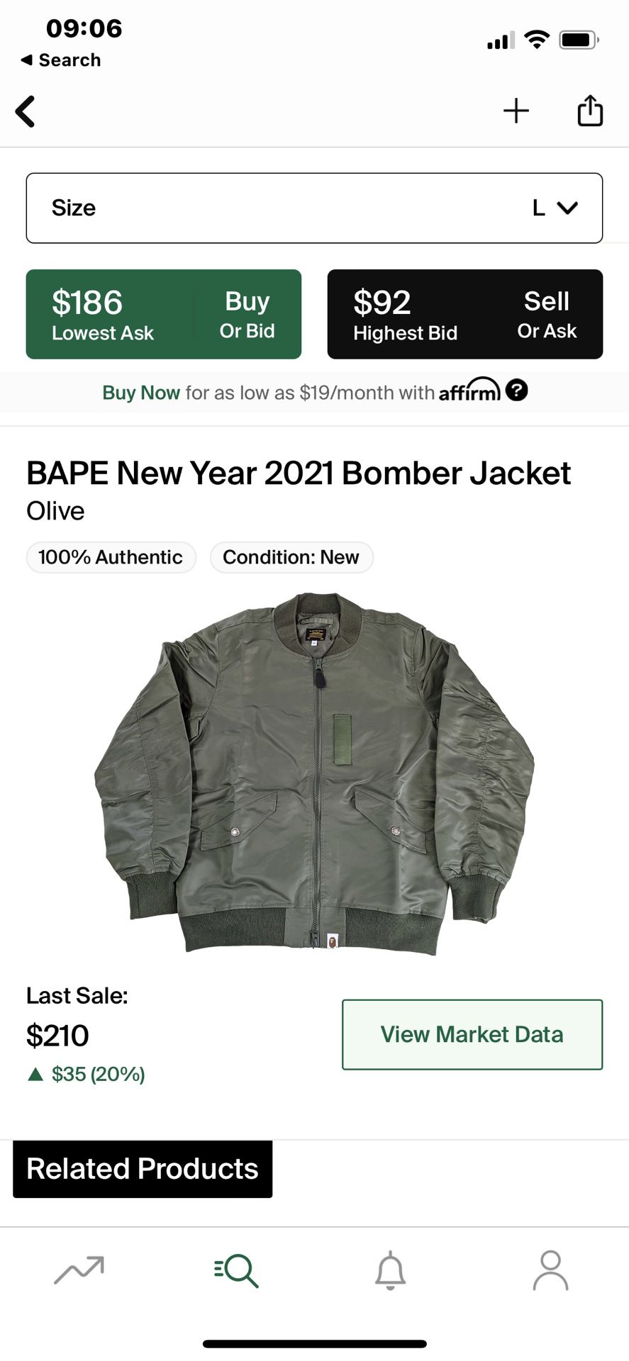 Bape BAPE Jacket New 2021 New year Edition