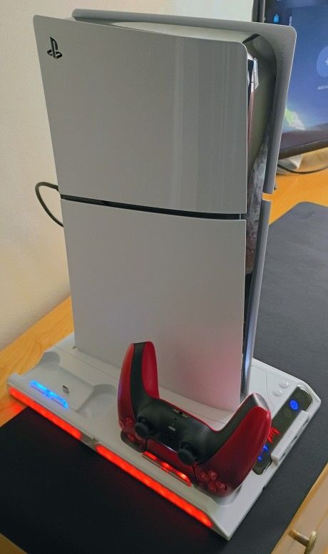 Sony Playstation 5 Slim Model CFI-2015 & P5 Slim Cooling Stand