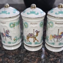 Vintage Spice Jars